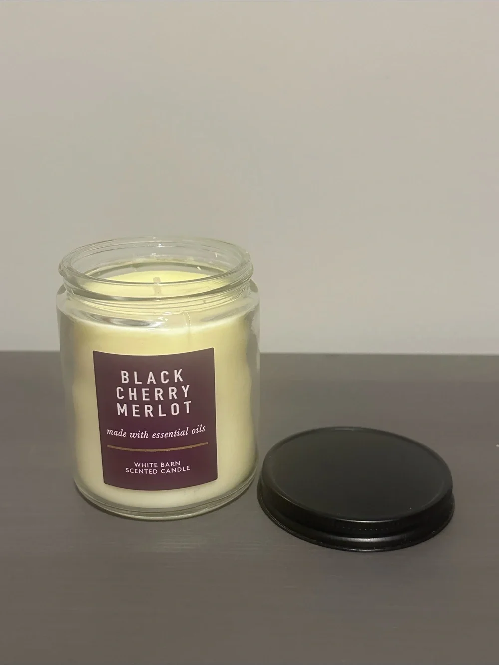 🍒 🍷 White Barn Black Cherry Merlot Single-Wick Candle